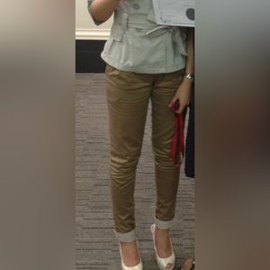 pants khaki, tan size 160, cotton,very comfortable